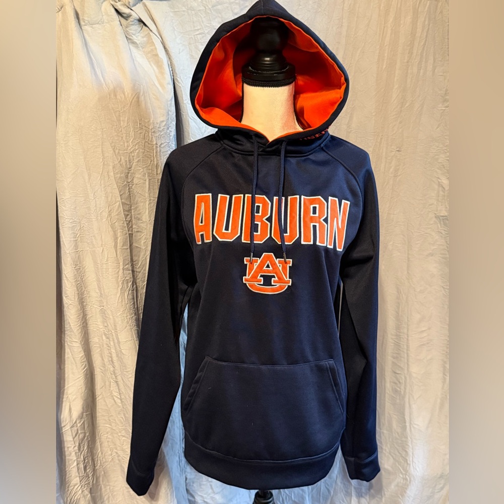 Colosseum Blue and Orange Auburn Sweatshirt